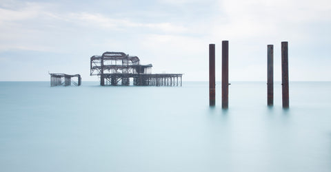 The Remnants of the West Pier II, Panoramic, Brighton - West Sussex