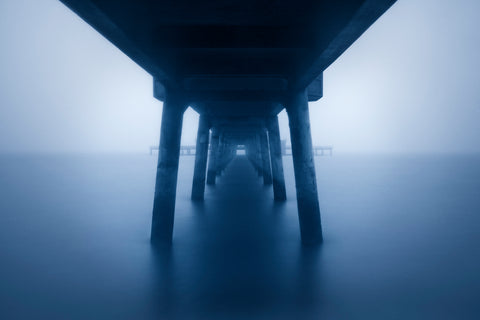 Deal Pier in fog - Deal, Kent